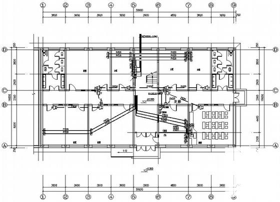 3层中学教学楼电气施工图纸(综合布线系统) - 2