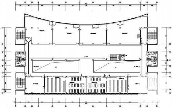 中学5层综合楼电气CAD施工图纸（三级负荷）(火灾自动报警系统) - 2