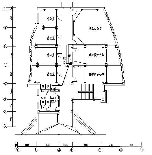 中学6层教学大楼电气CAD施工图纸（三级负荷） - 3