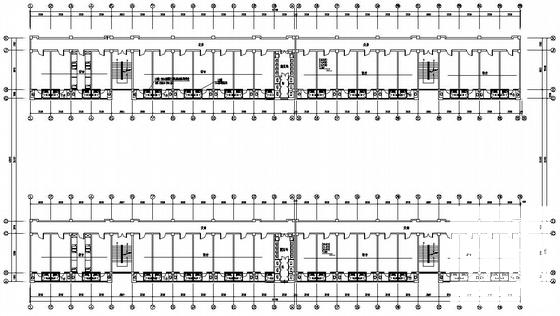 高级中学6层学生宿舍楼电气CAD施工图纸（高21米）(防雷接地系统) - 2
