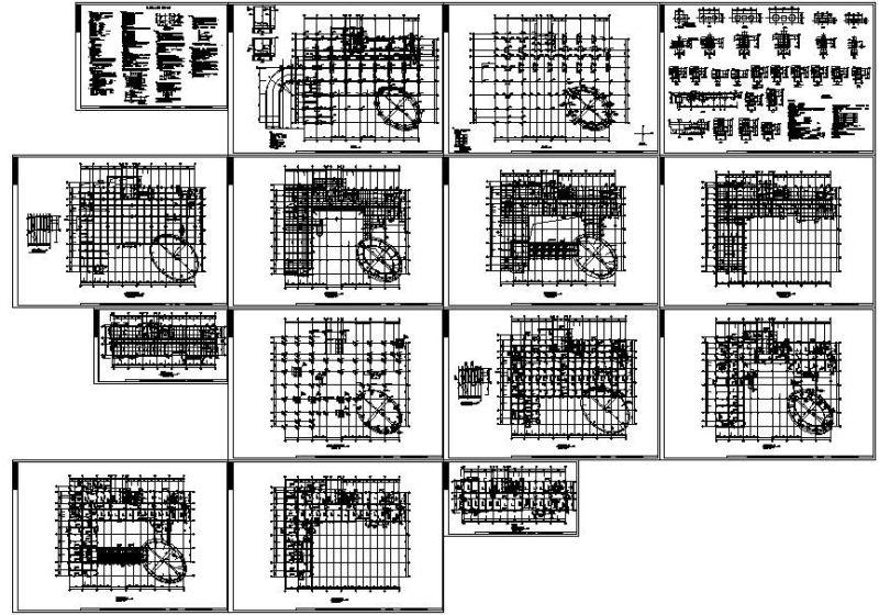 12层框剪商用综合楼结构设计图纸(梁平法施工图) - 1