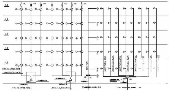 5层高级中学教学楼电气CAD施工图纸（三级负荷） - 4