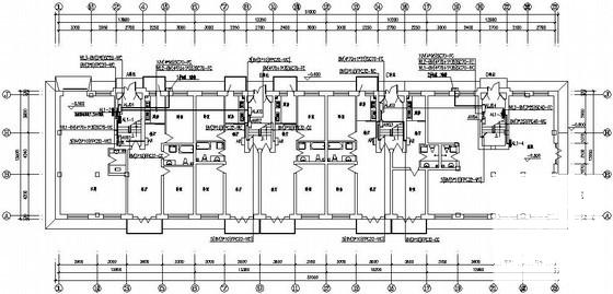三级负荷6层中学宿舍电气CAD施工图纸 - 3