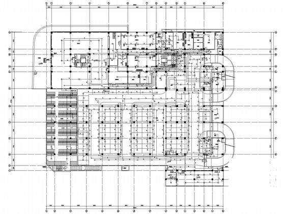8层中学教学楼电气施工CAD图纸 - 1