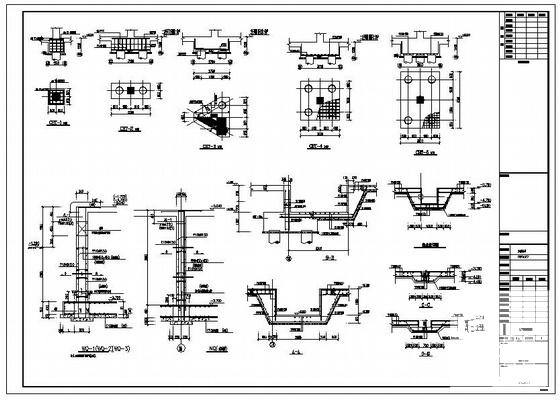 6层框架中心卫生院病房综合楼结构设计方案CAD图纸 - 2