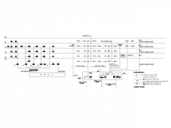 5层重点中学强电系统CAD施工图纸 - 4