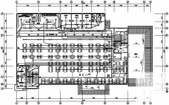 二级负荷4层中学食堂电气CAD施工图纸 - 2