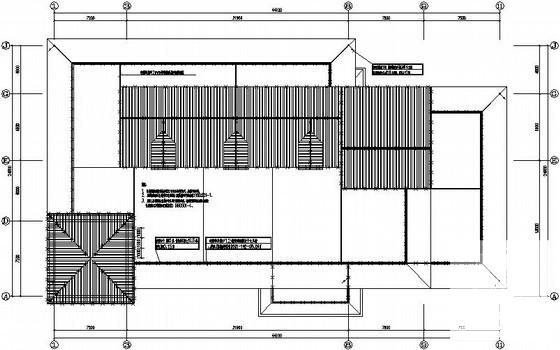 二级负荷4层中学食堂电气CAD施工图纸 - 3