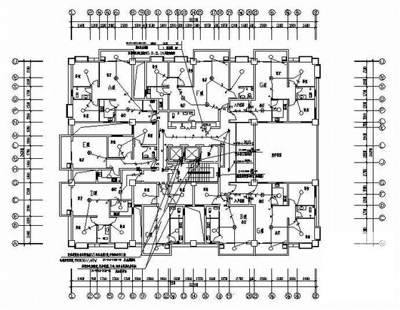 15层商住楼电气CAD施工图纸(框架剪力墙结构) - 1