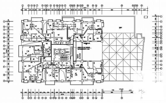 15层商住楼电气CAD施工图纸(框架剪力墙结构) - 3