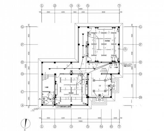 三级负荷3层中学艺体楼强弱电系统CAD施工图纸(电气设计说明) - 1