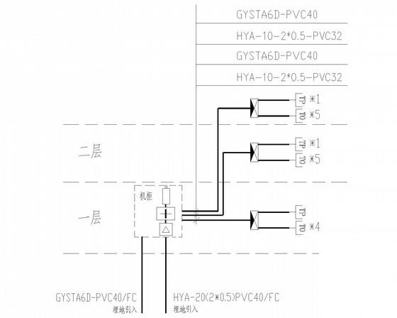 三级负荷3层中学艺体楼强弱电系统CAD施工图纸(电气设计说明) - 3