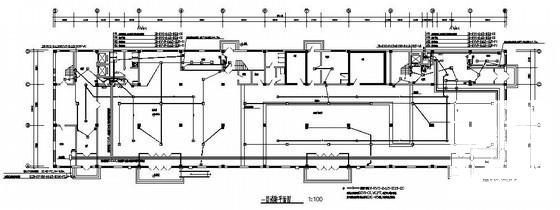 8层框架结构财务办公楼消防电气CAD施工图纸 - 2