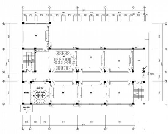 7层重点中学电气施工CAD图纸 - 3