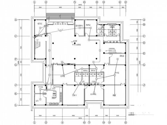 5层中学校教学楼电气CAD施工图纸 - 3