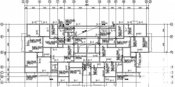 24层框架剪力墙住宅楼结构CAD施工图纸（条形基础） - 3