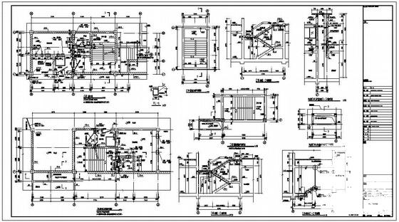 26层框架地下室人防结构设计方案CAD施工图纸 - 3