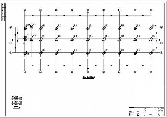 6层框架酒店结构设计方案CAD图纸 - 2
