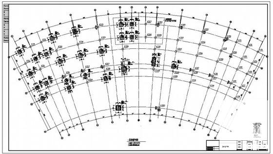 4层框架结构局部3层住宅楼结构设计图纸(平面布置图) - 3