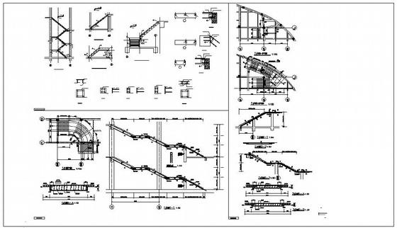 3层框架水上活动中心混凝土结构设计图纸(地下室平面图) - 3