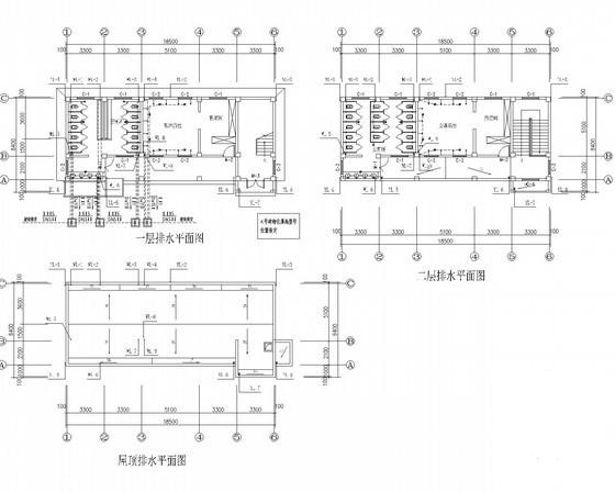 两层中学生活用房电气CAD施工图纸 - 2