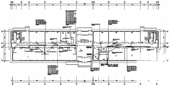 5层职业中学实训楼电气CAD施工图纸（高21米）(综合布线系统) - 1
