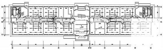5层职业中学实训楼电气CAD施工图纸（高21米）(综合布线系统) - 2