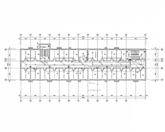 4层中学宿舍楼电气施工CAD图纸 - 1