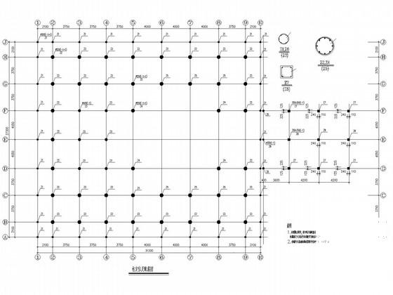单层条形基础框混仿古建筑结构CAD施工图纸 - 3