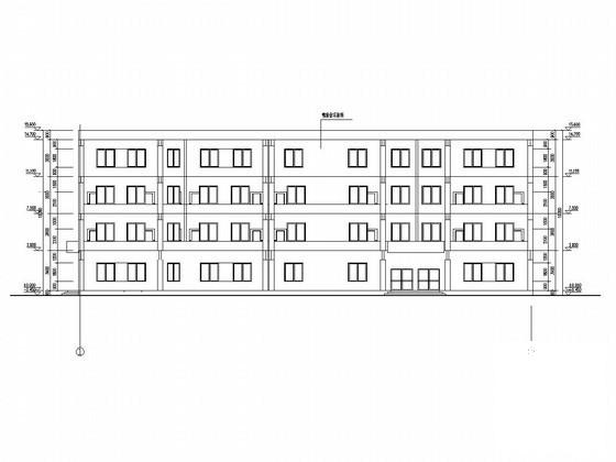 4层框架结构中学教学楼毕业设计方案CAD图纸 - 1