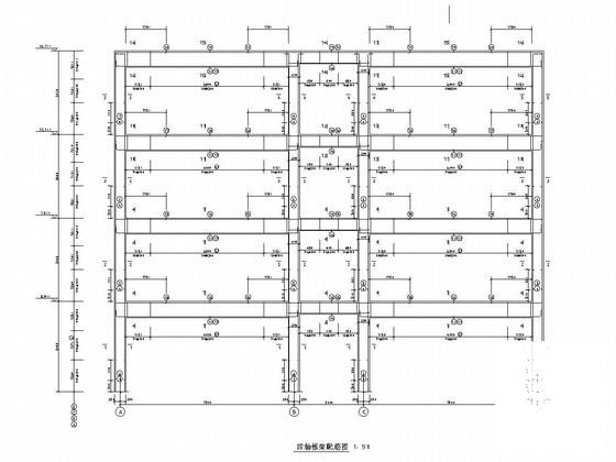 4层框架结构中学教学楼毕业设计方案CAD图纸 - 4