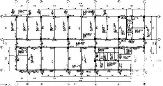 6层桩基础框架结构办公楼结构CAD施工图纸 - 3