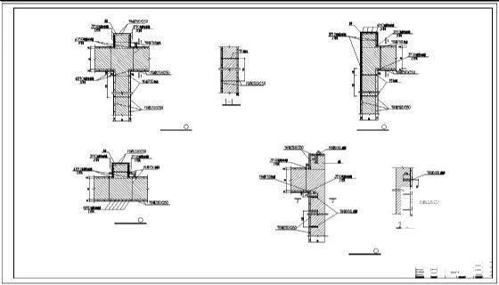 砌体结构附属中学教学楼加固建筑施工CAD图纸(平面布置图) - 2