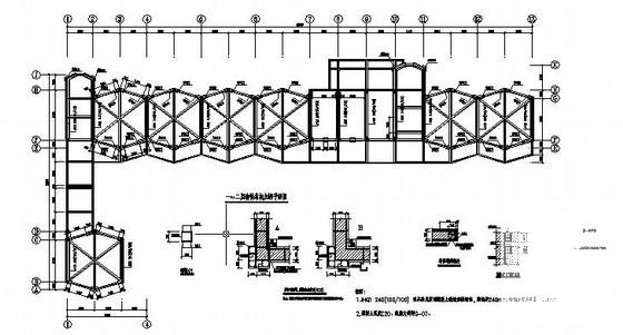 5层框架结构中学加固建筑CAD施工图纸 - 2