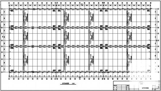 24米钢结构厂房结构设计图纸(屋面檩条布置) - 1