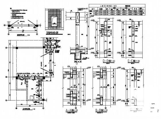 下车库结构设计方案CAD图纸(梁平法配筋图) - 1