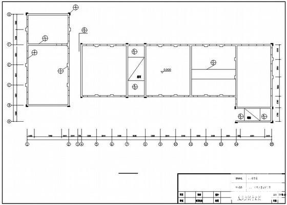 4层砌体结构中学科技楼加固建筑CAD施工图纸 - 1