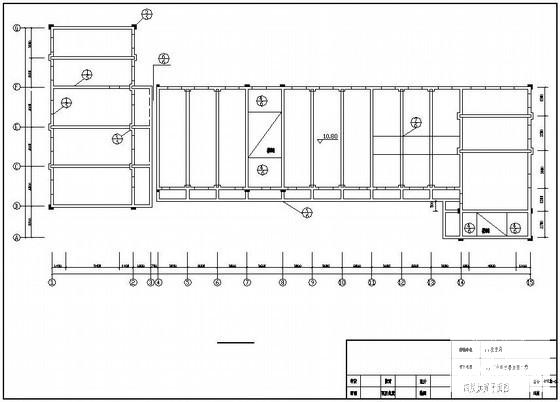 4层砌体结构中学科技楼加固建筑CAD施工图纸 - 2