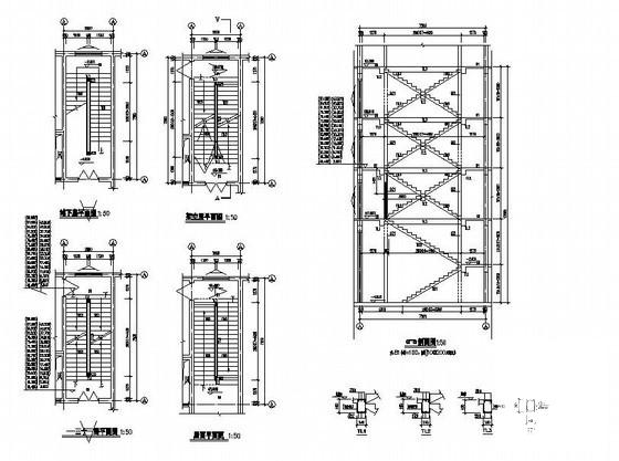 31层框剪结构住宅楼结构设计图纸(楼梯梯板配筋) - 4