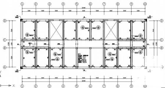 砌体结构办公楼抗震加固结构CAD施工图纸 - 2