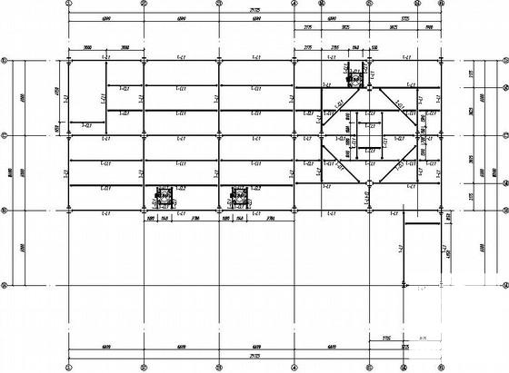 5层独立基础钢框架厂房结构CAD施工图纸（6度抗震） - 4