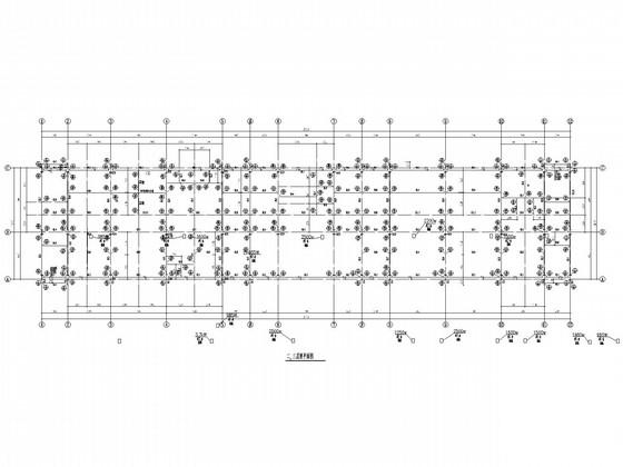 5层桩基础钢框架办公楼结构CAD施工图纸 - 1