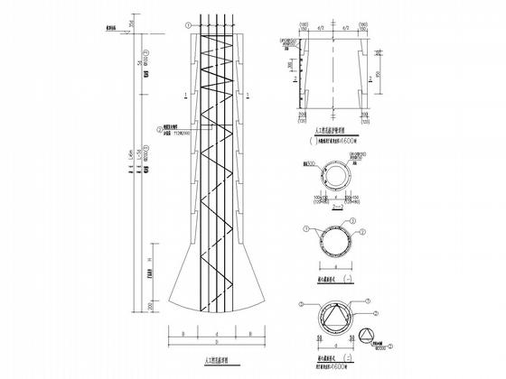 5层桩基础钢框架办公楼结构CAD施工图纸 - 4