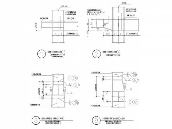 5层桩基础钢框架办公楼结构CAD施工图纸 - 5