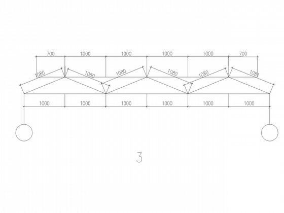 27米跨钢桁架结构厂房结构设计CAD施工图纸（独立基础） - 4
