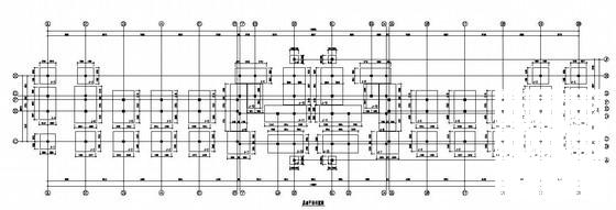 上5层框架结构中学教学楼建筑施工CAD图纸（独立基础） - 1