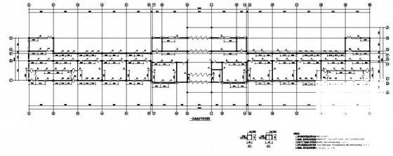 上5层框架结构中学教学楼建筑施工CAD图纸（独立基础） - 2