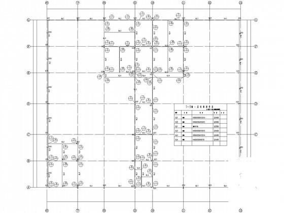7度抗震单层钢框架4S店结构CAD施工图纸 - 1