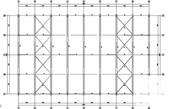 30米跨独立基础门式刚架厂房结构CAD施工图纸（6度抗震） - 2