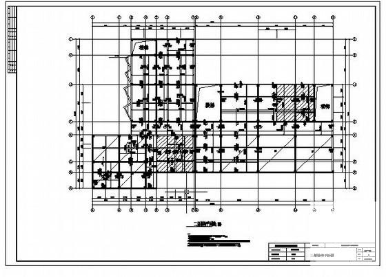 7度抗震3层框架中学实验楼建筑施工CAD图纸(平面布置图) - 3